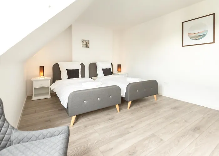 City Apartment I Zentral, Modern, Mit Einzelbetten