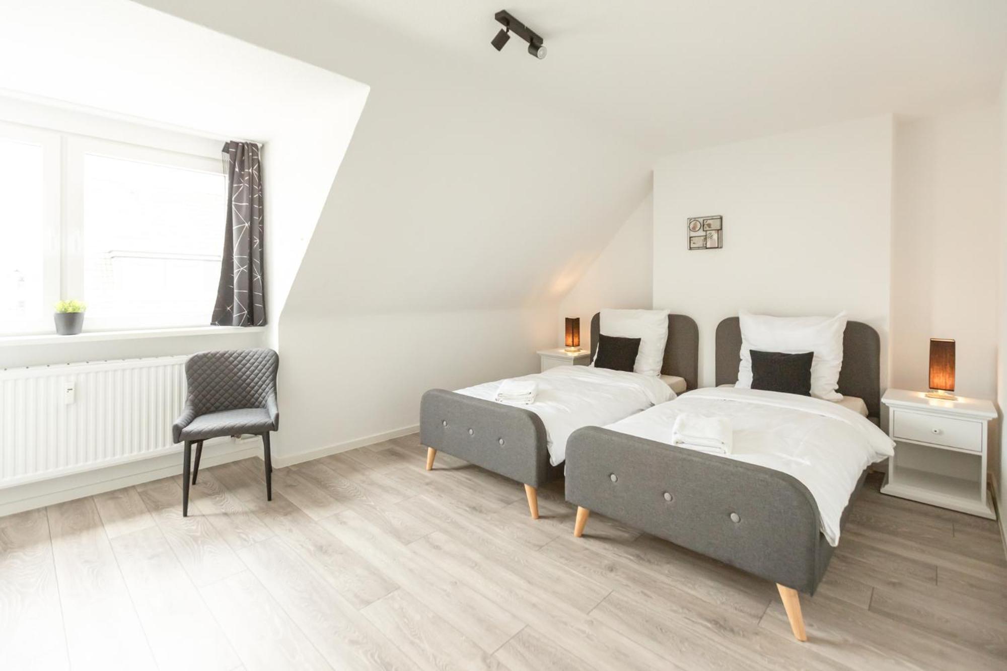 City I Zentral, Modern, Mit Einzelbetten Apartment